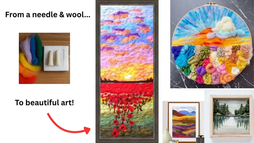 Felt Landscape Masterclass preview scene