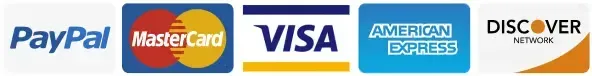 Accepted payment processors: PayPal, Mastercard, Visa, American Express, Discover